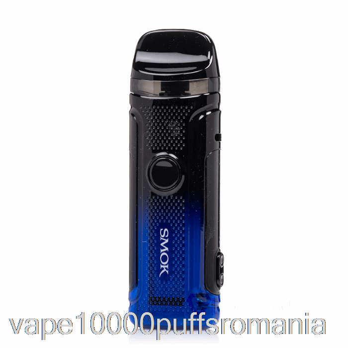 Vape Romania Smok Nord C 50w Pod Kit Transparent Albastru